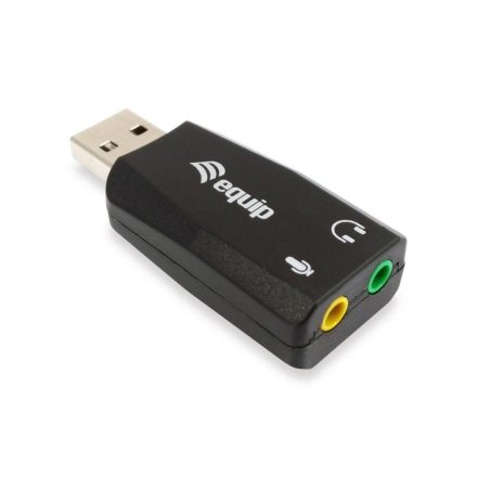 Equip USB - audio adapter fekete (245320)