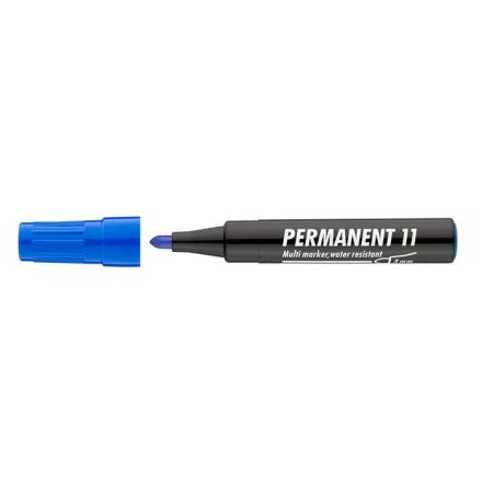 Alkoholos marker, 1-3 mm, kúpos, ICO "Permanent 11", kék (TICP11K)