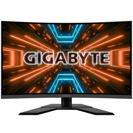 32" Gigabyte G32QC A ívelt LED monitor fekete