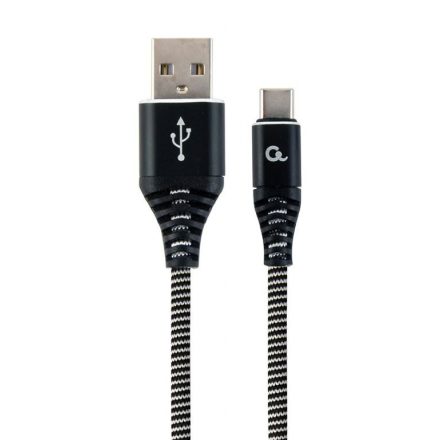 Gembird USB type-C - USB Type-A adat- és tötőkábel 1m (CC-USB2B-AMCM-1M-BW)