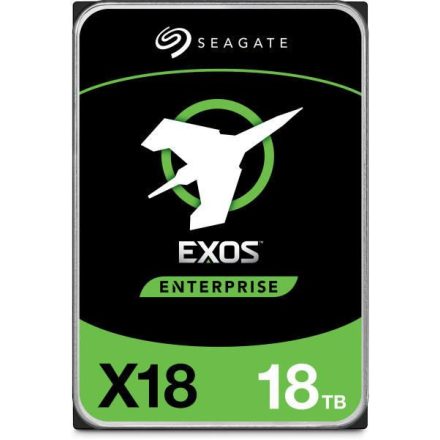 18TB Seagate 3.5" Exos X18 SATA merevlemez (ST18000NM000J)