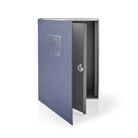 Nedis könyvszéf kék-ezüst (BOOKSEDL01BU)