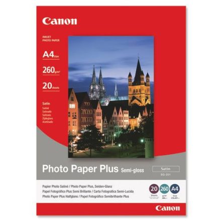 Canon SG-201 Photo Paper Plus semi-gloss A4 fotópapír (1686B021)