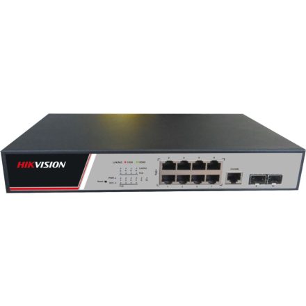 Hikvision 10/100/1000 8x PoE + 2x SFP switch (DS-3E2510P)