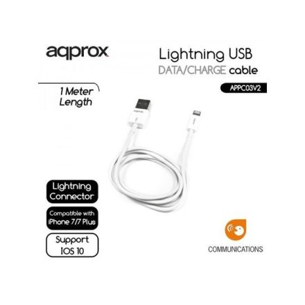 Approx USB-A - Lightning kábel 1m (APPC03V2)