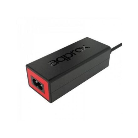 Approx Notebook adapter 45W, Asus laptopok számára, 19VDC 2.37A, Plug: 4x1.35mm, Fekete (APPA12)