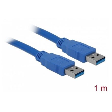 Delock USB-A 3.0 -> USB-A 3.0 kábel, apa/apa, 1m (82534)