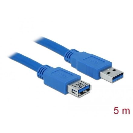 Delock USB-A 3.0 hosszabbító kábel apa/anya 5m (82541)