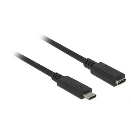 Delock USB 3.1 Gen1 Type-C hosszabbító kábel apa/anya 0,5m fekete (85532)