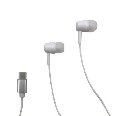 Media-Tech Magicsound USB Type-C csatlakozós fülhallgató fehér (MT3600W)