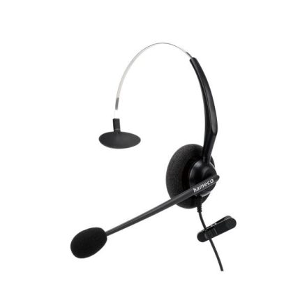 hameco HS-2000M-USB mono headset fekete