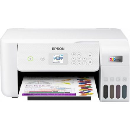 Epson L3266 EcoTank nyomtató fehér (C11CJ66412)