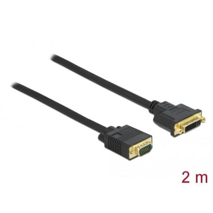 DeLock 86757 DVI-A -> VGA kábel 2m