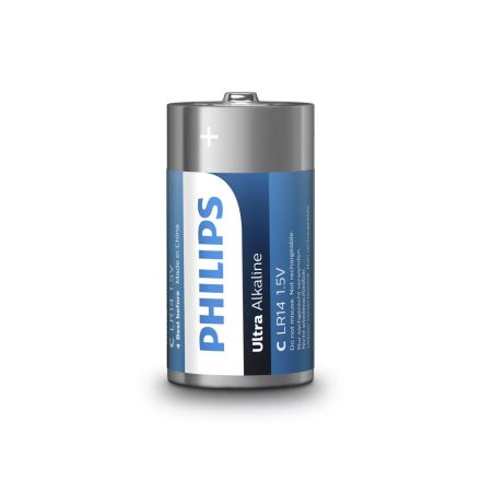 Philips Ultra Alkaline elem C/LR14 2db (LR14E2B/10)