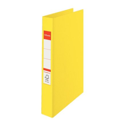 Esselte Standard VIVIDA gyűrűskönyv, 2 gyűrűs sárga (14450)