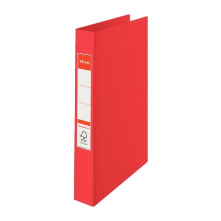 Esselte Standard VIVIDA gyűrűskönyv, 4 gyűrűs piros (14459)