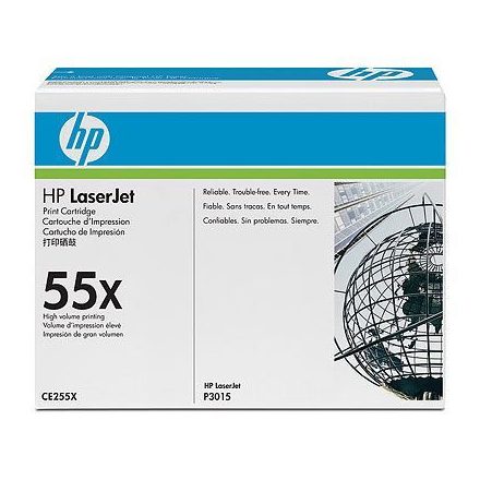 HP CE255X fekete toner (55X)