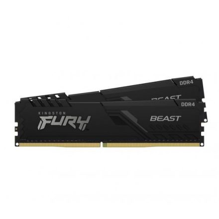 32GB 3200MHz DDR4 RAM Kingston Fury Beast Black CL16 (2x16GB) (KF432C16BB1K2/32)