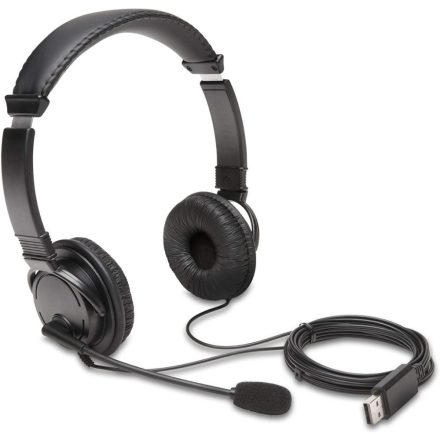 Kensington USB-A headset fekete (K97601WW)