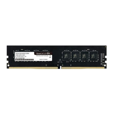 16GB 3200MHz DDR4 RAM Team Group Elite CL22 (TED416G3200C2201)