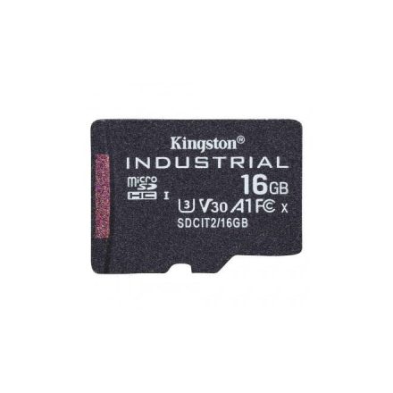 16GB microSDHC Kingston Industrial Temperature U3 V30 A1 (SDCIT2/16GBSP)