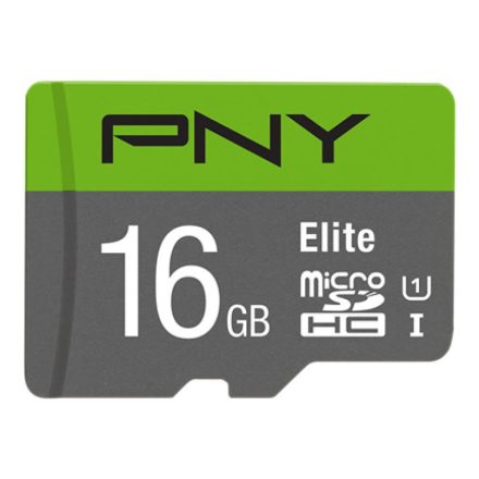 16GB microSDHC PNY Elite U1 + adapter (P-SDU16GU185GW-GE)