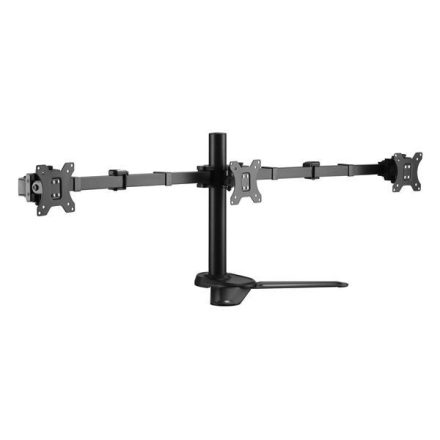 Equip 650125 tripla asztali monitortartó 17"-27" 7kg fekete