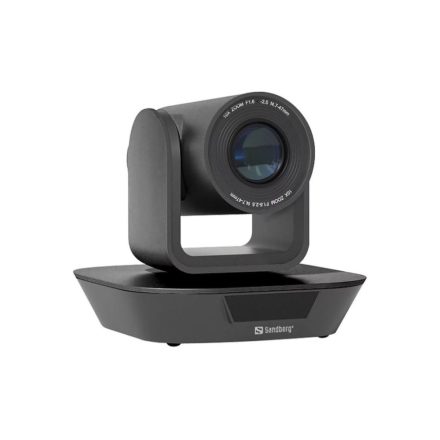 Sandberg ConfCam PTZ x10 Remote 1080P webkamera fekete (134-30)