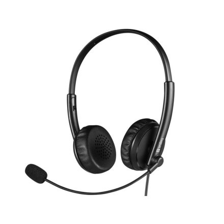 Sandberg 2in1 Office headset fekete (126-21)