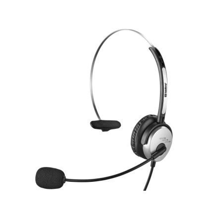 Sandberg Saver mono headset fekete-ezüst (326-14)