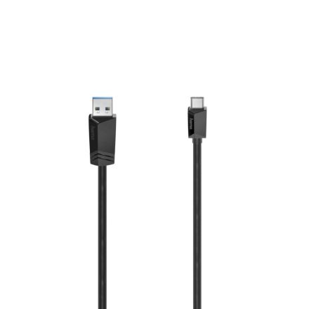 Hama 200651 USB-C – USB-A kábel 0.75m fekete