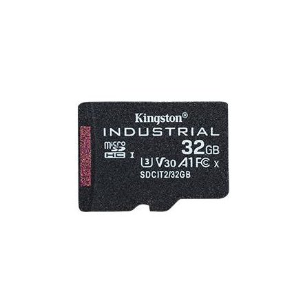 32GB microSDHC Kingston Industrial Temperature U3 V30 A1 (SDCIT2/32GBSP)