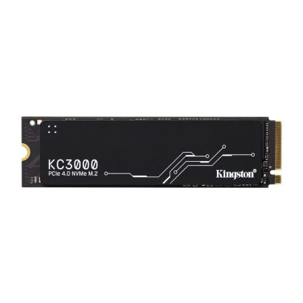 4TB Kingston SSD M.2 NVMe KC3000 meghajtó (SKC3000D/4096G)