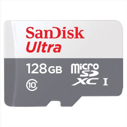 128GB microSDXC Sandisk Ultra CL10 + adapter (186560 / SDSQUNR-128G-GN3MA)