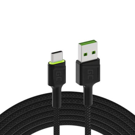 Green Cell Ray USB - USB-C töltőkábel 120cm (KABGC06)