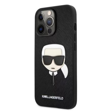 Karl Lagerfeld Apple iPhone 13 Pro tok fekete (KLHCP13LSAKHBK)