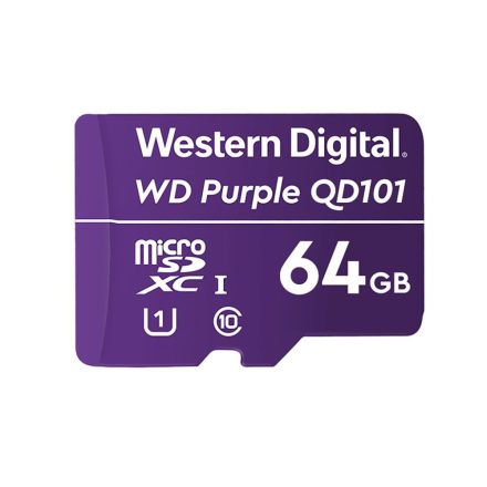 64GB microSDXC Western Digital WD Purple QD101 C10 U1 (WDD064G1P0C)