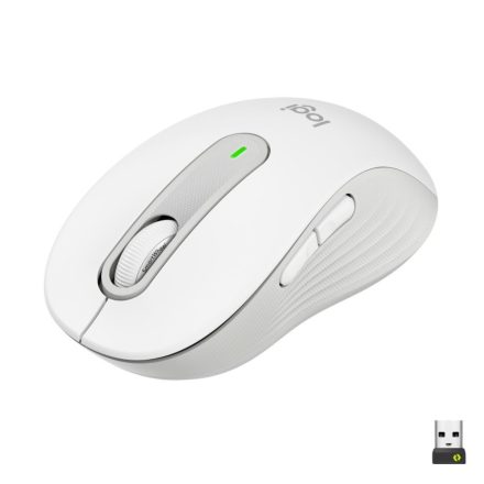 Logitech Signature M650 közepes for Business vezeték nélküli egér piszkosfehér (910-006275)