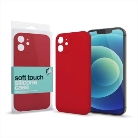 Xpro Soft Touch Silicone Case Slim Samsung A02s készülékhez, piros (124341)