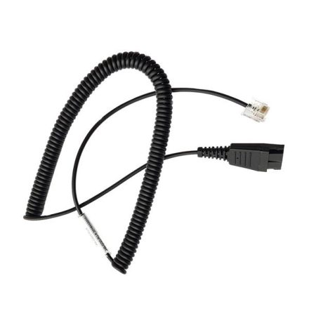 hameco HS-QD-RJ-P headset kábel fekete