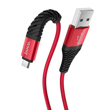 Hoco X38 MicroUSB kábel piros-fekete 1m (HC710550)