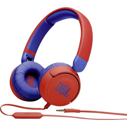 JBL Jr310 gyermek fejhallgató kék-piros (JBLJR310RED)