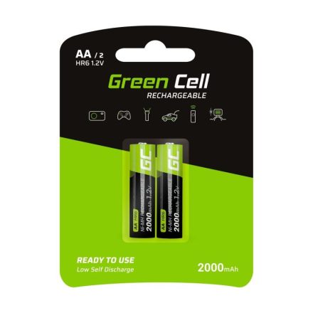 Green Cell 2600 mAh AA akkumulátor (2db/csomag) (GR06)