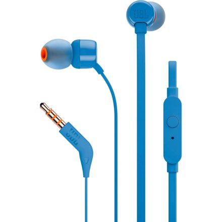 JBL Tune 110 mikrofonos fülhallgató kék (JBLT110BLU)