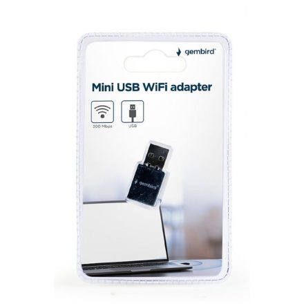 Gembird 300Mbps Mini USB WiFi adapter (WNP-UA300-01)