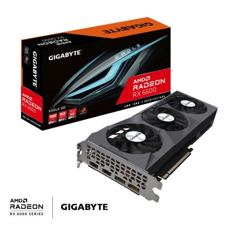 Gigabyte Radeon RX 6600 EAGLE 8G videokártya (GV-R66EAGLE-8GD)