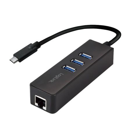 Logilink USB 3.2 USB-C 3-Port Hub Gigabit Ethernet (UA0283)