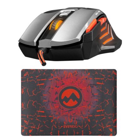 Everest SGM-X7 PRO Gaming egér + egérpad (22781)