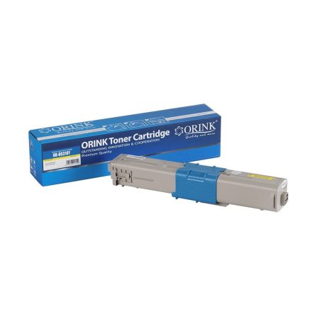 Orink C310/C330 utángyártott OKI toner sárga (OKOC310Y)