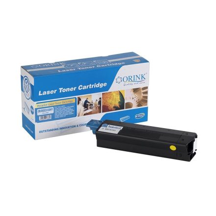 Orink C5100/TYPE C6 utángyártott OKI toner sárga (OKOC5100Y)